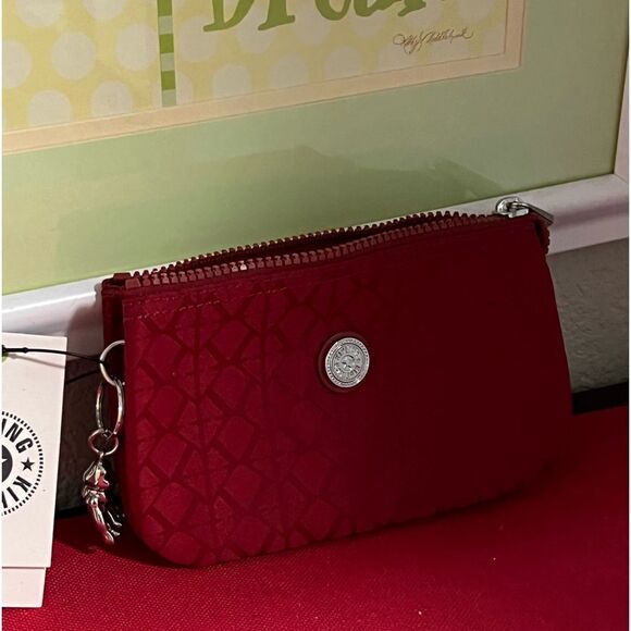 NWT Kipling Red Live Light Women's Zip Walking  Bag - Picture 9 of 9